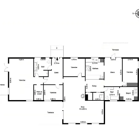Dom wakacyjny Beautiful Log House With A Pool In South Funen *