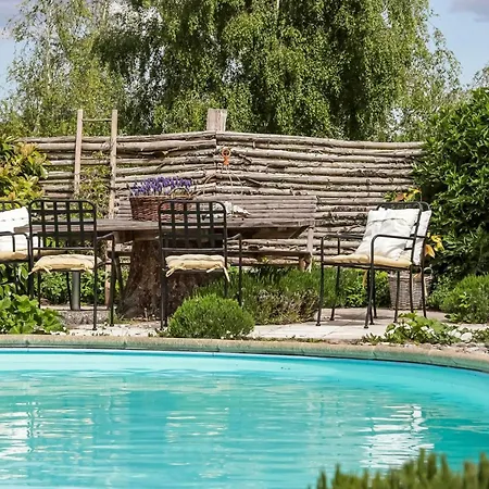 Beautiful Log House With A Pool In South Funen Vester-Skerninge
